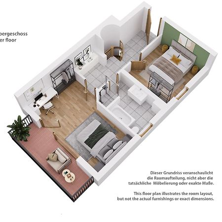 Moderne Maisonette Mit Garten Unterschleissheim Exterior photo